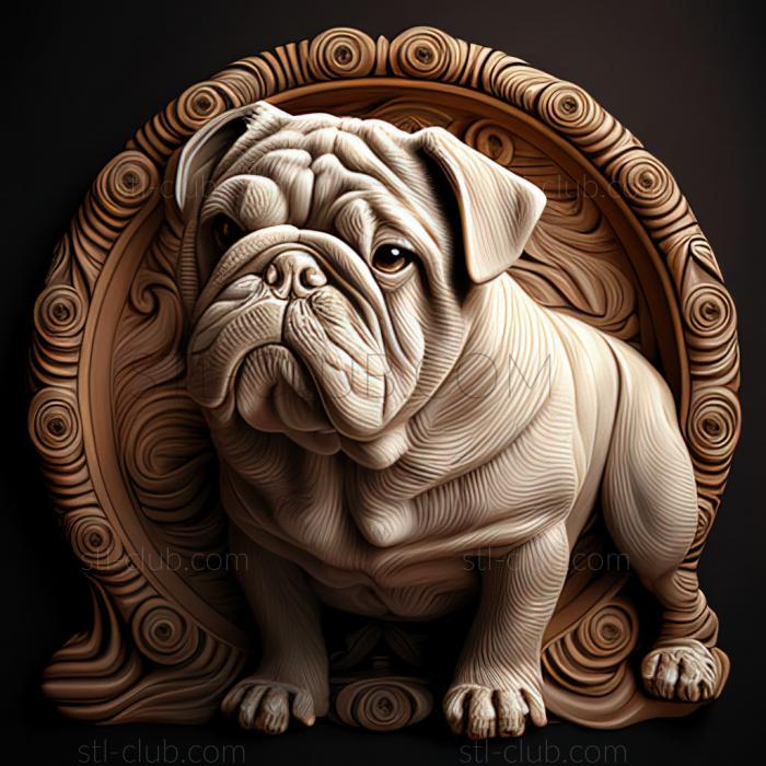 st Continental Bulldog dog